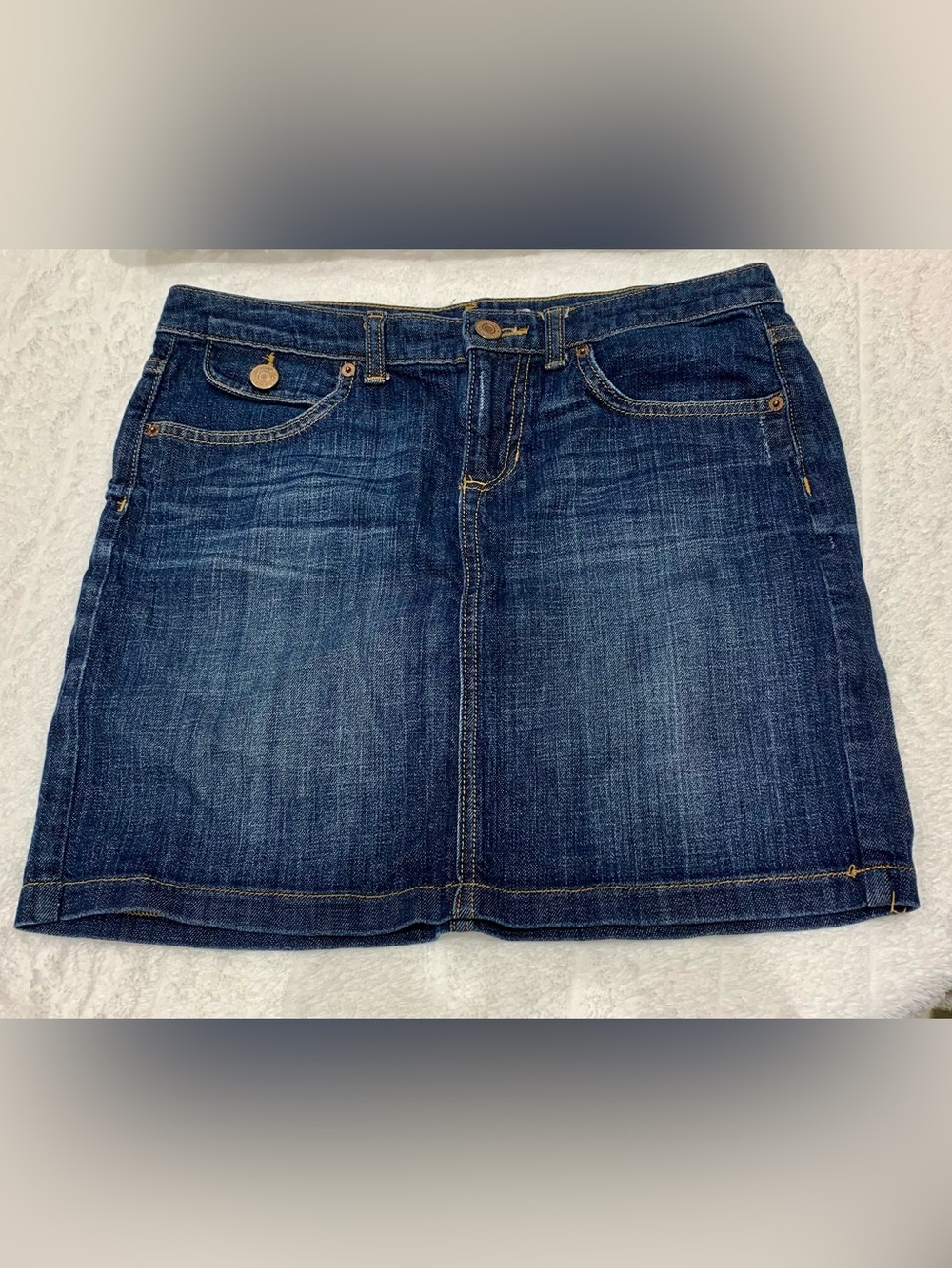 GAP Dark Blue Denim Mini Skirt